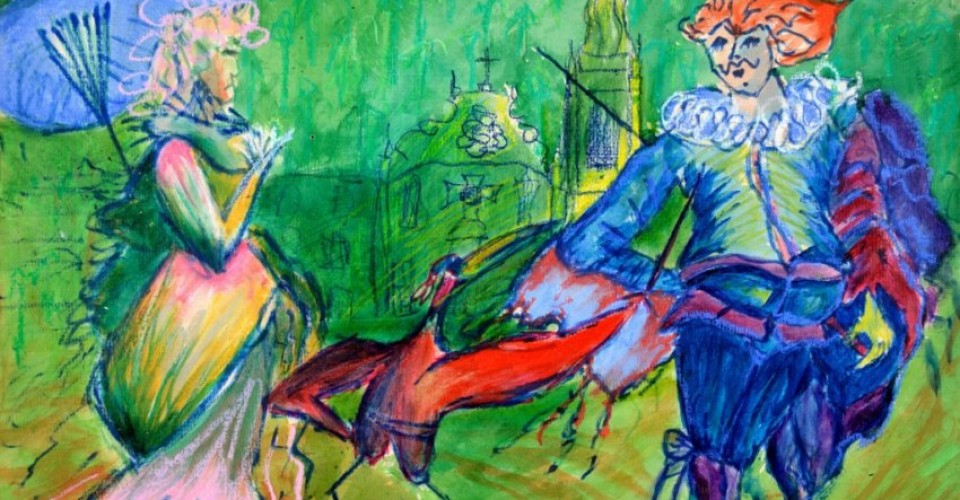 — En garde, holandês invasor! — desafiou o Capitão Cirolau.