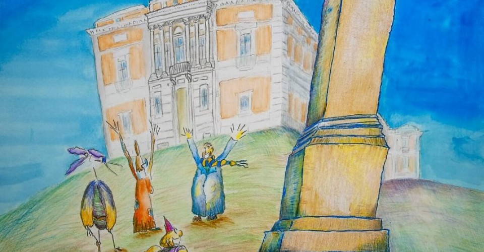 Reencontro com o amigo de cachecol azul e amarelo